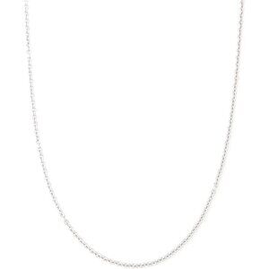 2mm Stainless Steel Necklace Thin Cable Chain for Women Men Silver Chain 16-30
